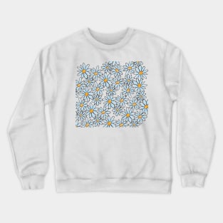 Jasmine flowers pattern Crewneck Sweatshirt